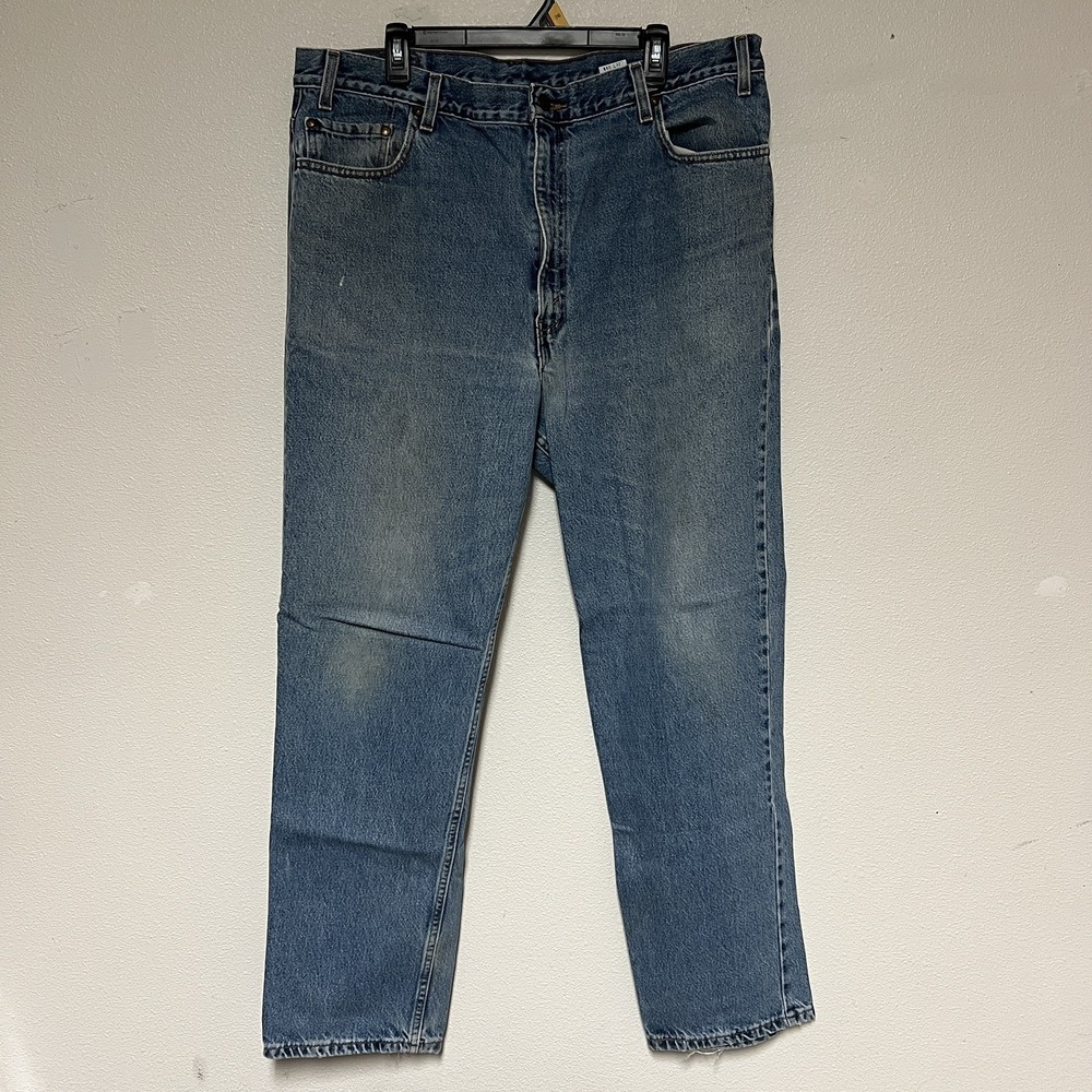 VTG 90s Levi's Relaxed 540 Jeans 40x32 Brown Tab Distressed Y2K Made in Mexico